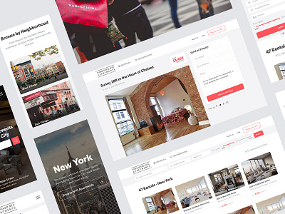 Furnished NYC Apartments - Website apartments responsive website search engine ui ux uidesign ux design website