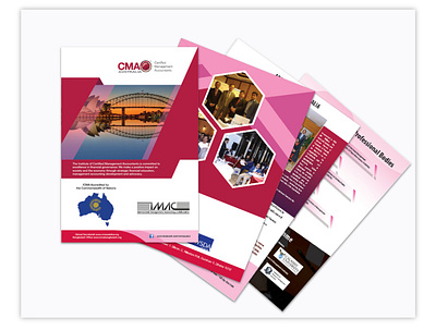 CMA Brochure branding brochure flyer graphic design illustration