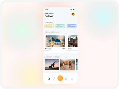 Travel App's UI Design agency app appdesign design travel ui ux