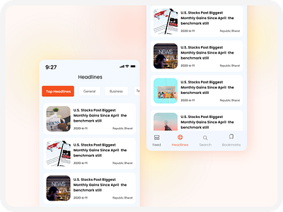 News App Design