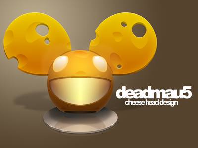 Deadmau5 Cheese Head Design cheese contest dead deadmau5 head joel mau5head mouse stuff zimmerman