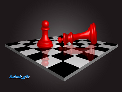 Chess Illustration 3d art animation art branding chessboard design graphic design illustration illustrator logo web website
