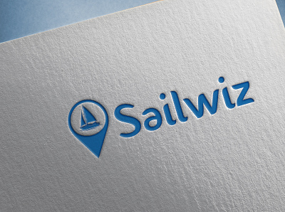 Sailwiz Logo Design branding companylogo design flat graphic design illustration illustrator logo minimal mordern logo sailwis vector