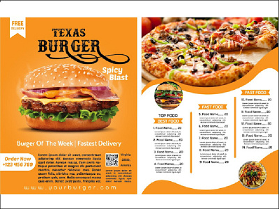 Burger Flyer Design