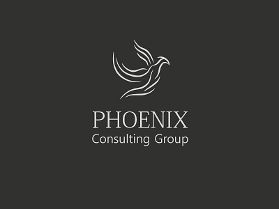 Phoenix abstract art bird clean clean lines line logo logo design minimalism minimalistic phoenix simple