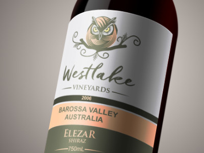 Logo+Label label logo owl wine