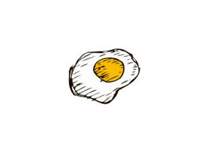 Egg egg logo retro vintage