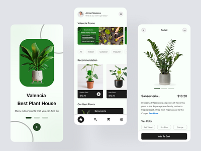 Valencia Plant - Mobile App Design