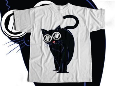 Cat Tshirt design