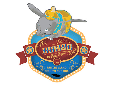 Dumbo Badge Dribbble