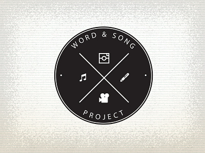 Word And Song Project Logo film illustration quotes song