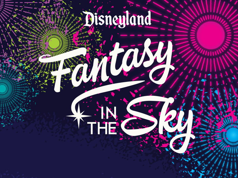 Fireworks Dribble imagineering park attraction poster tinker bell disney typography poster disneyland illustration