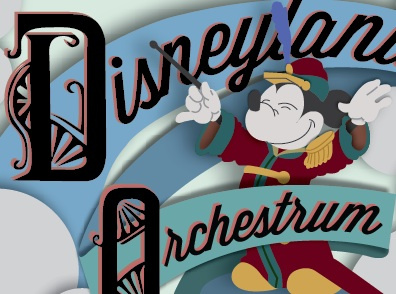 Disneyland Orchestrum WIP digital disney disneyland illustration music