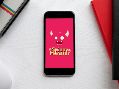 Spinny Monster iOS Game game ios ipad iphone mockup