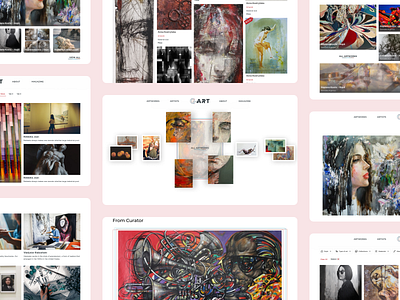GART artworks trading gallery gallery uiux webdesign