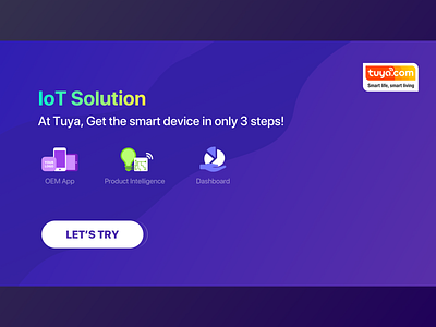 IoT Solution branding design tuya