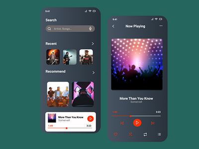 Music Player App Concept