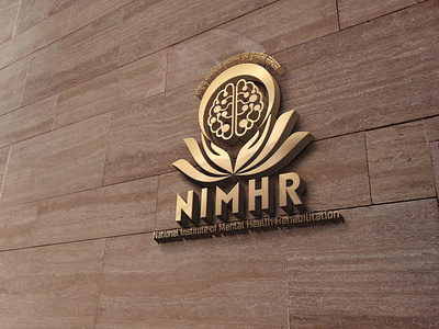 NIMHR logo branding graphic design logo logo design