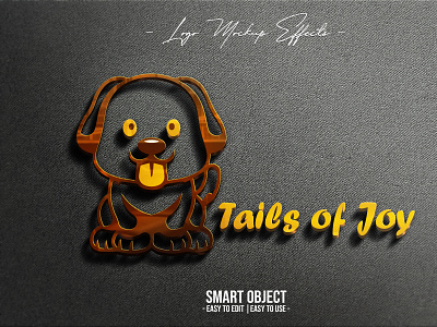 TAils of jooy design dog illustration illustrator logo logo design vector