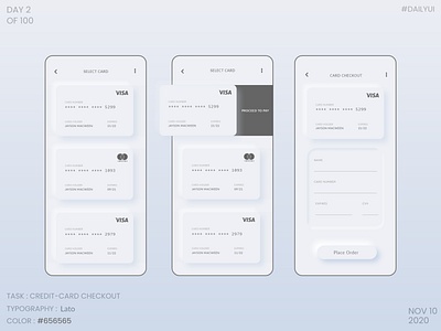 Dailyui002 - Credit Card Checkout