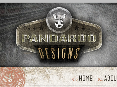 New portfolio brown gray grunge grungy pandaroo portfolio red textures