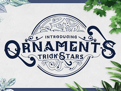 TrickStars Font + Extra Ornaments