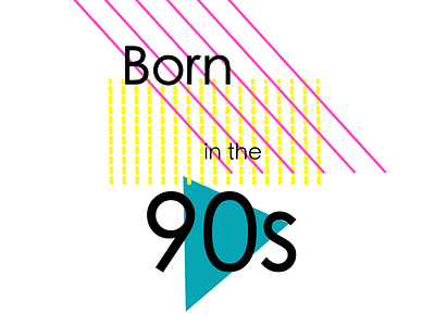 Born in the 90s poster 3 by Marine on Dribbble