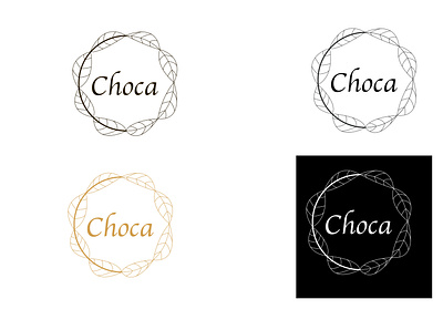 Choca logo chocolat chocolate designer graphique digital art food graphic design logo logo design natural
