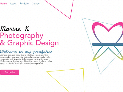 My portfolio design graphique designer portfolio graphic design landing page landing page design photographer photography portfolio portfolio design portfolio site web web design