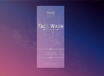 Byeol face wash beauty beauty product brand branding cosmetics cosmetics design cosmetics packaging design design graphique designer graphique designer portfolio emballage graphic design graphic designer logo logo design packaging packaging design ppackage ppackage