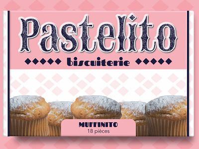 Pastelito - Muffinito box biscuit brand box box design brand branding design design graphique designer graphique designer portfolio food brand food package food packaging graphic design graphic designer illustration logo logo design muffin packaging packaging design