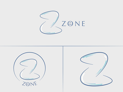 In My Zone logo variation application brand identity branding creative design designer graphique designer portfolio graphic design graphic designer letterform logo logo concept logo inspiration logo variation logobook mark meditation app secondary logo submark vector