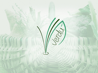 Verdu logo brand brand identity branding creative design design graphique designer graphique designer portfolio graphic design graphic designer logo logo design logo designer logobook mark nature symbol vector vegetable veggies