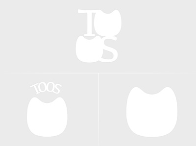 Toos logo variation branding creative dentifrice design design graphique designer graphique designer portfolio graphic design graphic designer illustration logo logo design logo designer logo variation logobook mark secondary logo submark toothpaste vector