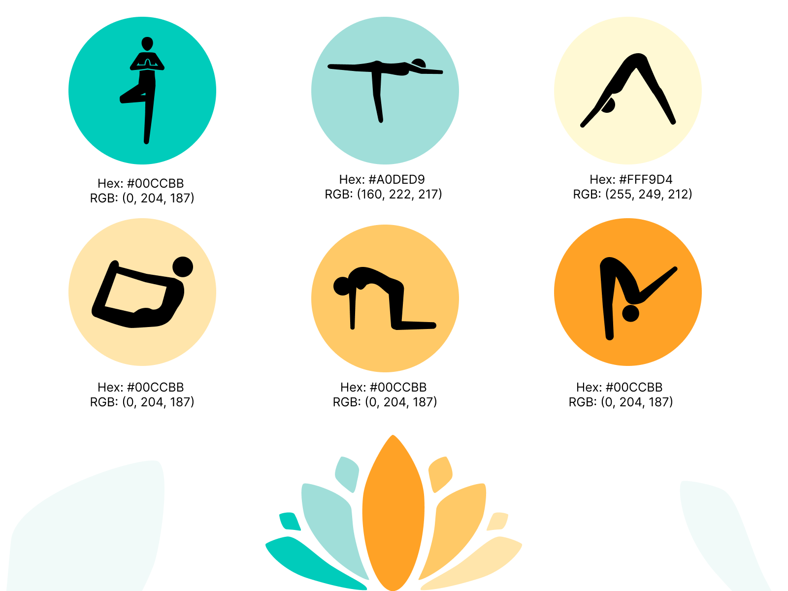 🌼 Yoga Color Palette by Samat Odedara on Dribbble