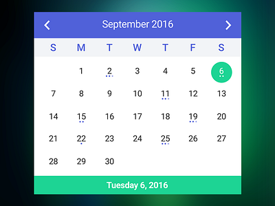 Freebie PSD: Calendar Widget 72px 72pxdesigns blue calendar flat design free freebie green psd ui ui kit widget