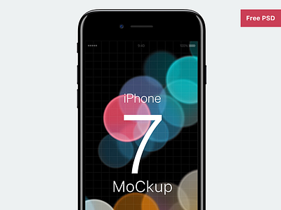 IPhone 7 Free Mockup for Photoshop