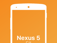 nexus5 fill - Nexus 5 Free Mockup .ai