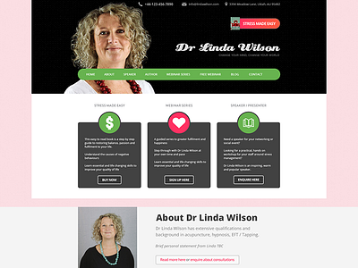 Dr. Website Template branding design homepage landing page ui ux web website