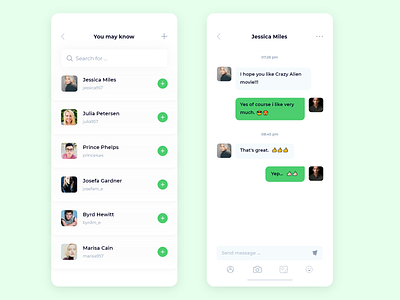 Chat Screen App Design