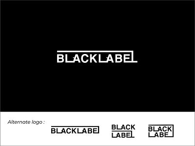 BLACKLABEL (1) animation art design flat graphic design icon illustrator logo minimal vector