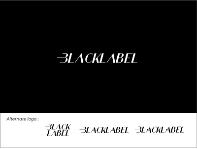 BLACKLABEL (2) art design graphic design icon illustration illustrator logo minimal typography vector