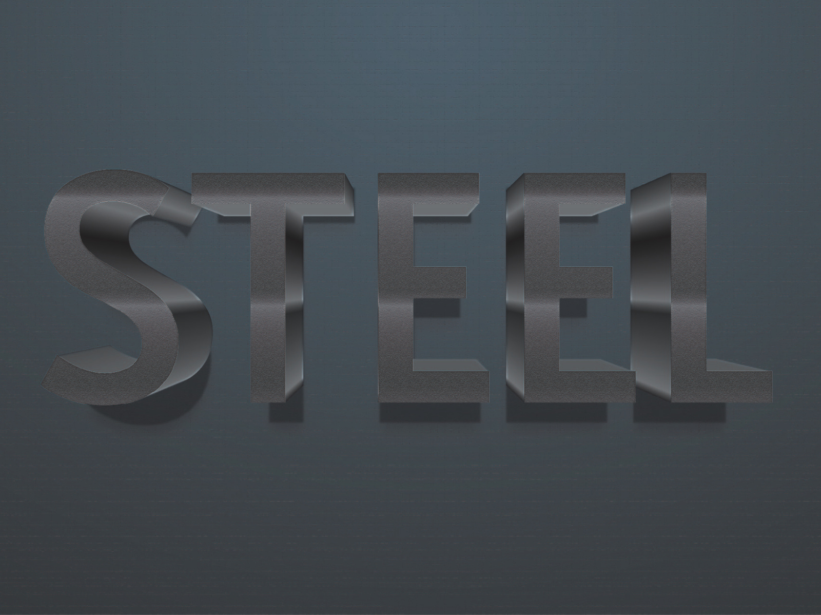 steel text effect by romansa akhir pekan on Dribbble