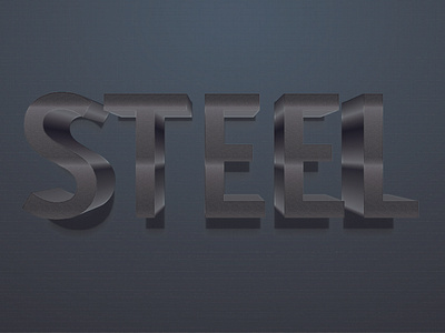 steel text effect branding design gomskystd illustration logo text effect text effects texture typography ui vector