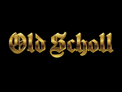 old scholl text efffects by gomskystd