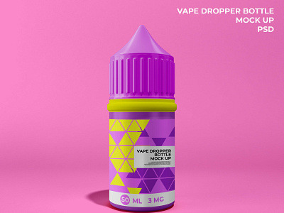 vape liquid mockup by cranescreative lab branding