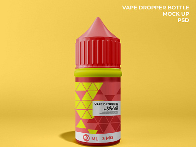 vape liquid mockup by cranescreative lab branding