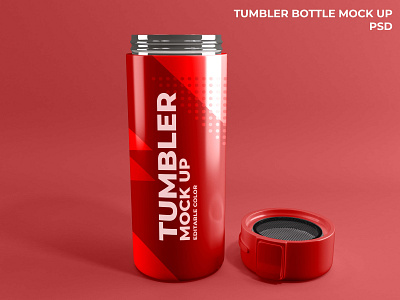 realistic tumbler mockup by cranescreative lab branding