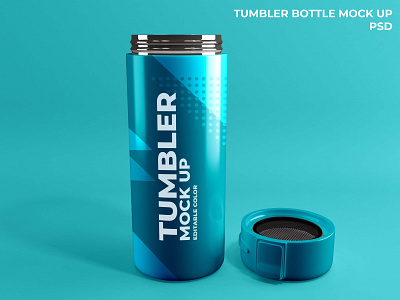 realistic tumbler mockup by cranescreative lab branding