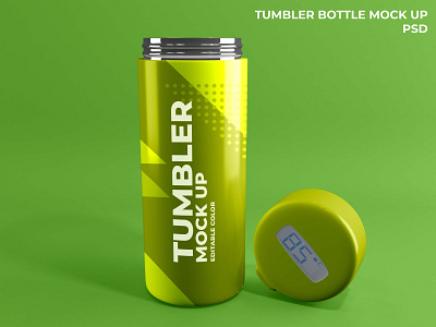 realistic tumbler mockup by cranescreative lab branding